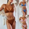 Micro Bikini 2021 Swimwear Mulheres Mini Bikini Colaless Swimsuit Sexy Thong Biquinis Set Bathing Suit Beachwear Mini Bikini Femme Y0820