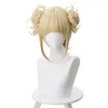 Gym Kläder Academia Cosplay Halloween Kostym Anime Hero Himiko Toga JK Uniform Sweater Coat Wig Kostymer