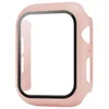 Anti-Fall Matt PC Hard Cover Fodral för Apple Watch Iwatch Series 7 SE 6 5 4 3 2 Skyddsväska 44mm 40mm 42mm 38mm 41mm 45mm SmartWatch-täckning