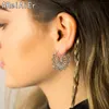 Stud Metal Örhängen för Kvinnor Punk Alloy Earring Gypsy Tribal Etnisk Hoop Dangle Mandala Bohemian Smycken