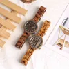 Mode montres en bois horloge femme pleine bande de bois montres à Quartz Royal femmes noyer bracelet cadeaux Relogio Feminino