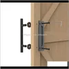Building Supplies Home Gardensliding Barn Door Handle Pull And Flush Hardware Set For Gates Garages Sheds Rustic Style Handles & Pulls Drop D