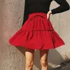 Summer women Chiffon Swing skirt high waist female mini A-line flower club wear ladies sexy short beach s 210619