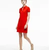 Bayan Tasarımcı Timsah Polo Elbise Nefis Nakış Dekorasyon Bayan Rahat Yaz Elbise Yaka Boyun A Hattı P2 Yüksek Kalite