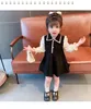 Pattern Kids Clothes Girl Autumn Princss Dress For Children Cotton Clothing 2-7Y Baby Girl Birthday Party Dress Costume G1215