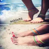 Cavo colorato misto Marchio alla moda Boemia Gioielli Spiaggia Sport Braccialetto di amicizia Corda intrecciata regolabile per braccialetti con ciondoli per ragazze