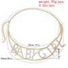 KunJoe Sexy Statement Belly Waist For Women Fashion Rhinestone Letter Belt Chain Body Jewelry Accessories Girls Party Gift