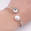 XH9228 NEW Stainless Steel 12mm Snap Button Cuff Bangle Armband Q0719