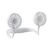 Bärbar USB Uppladdningsbar Lazy Neck Hängande Dual Air Cooling Fan Sport 360 graders roterande hängande