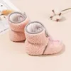 Baywell Infant Snow Boots Baby Boys Girls Shoes Soft Anti-slip Sole Cartoon Animal Prewalker Fleece Lined Boots 0-18m G1023