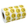 500 pièces visage souriant étiquette autocollante papier autocollant joint étiquette boîte à bonbons décor cuisson fleurs bricolage emballage Scrapbooking269k