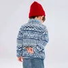 ムーディングドムガールズボーイズコート冬のフリース厚く暖かい子供たちの身に着けている子供のアウター服かわいい水玉模様のジャケット211204
