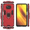 Ringhållare Kickstand Case Case Armor Robust Dubbelskikt för Oppo Realme 8 4G C21 A54 A74 4G A94 V11 V13 5G 50PC / LOT