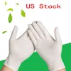 Us Stock Dhl 100pcs Disposable Gloves Latex Universal Kitchen/dishwashing/ /work/rubber/garden Left and Right Hand