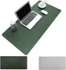 Double-Side Draagbare Grote Muismat Gamer Waterdicht PU Lederen Desk Mat Computer Mousepad Toetsenbord Tafel Cover DOTA (60x30)
