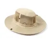 Stingy Brim Hattar Snowshine Ylwx Män Utomhus Camping Fiske Cap Sun Protection Boonie Hat Wide