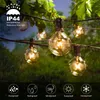 G40 Outdoorowe światła sznurkowe Globe Światła patio LED LIGE LIGHT CONTACTALE WAKING Lights for Backyard Ganch Balkon Party Wystrój 21289L