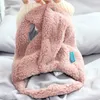 冬の犬の服ベストの帽子カシミヤペットの衣装のための暖かい服猫のコスチュームコートのジャケットの子犬セーター犬211007