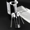 Zinc Alloy Bottle Opener Durable Red Wine Beer Corkscrew Multifunction Premium Wing Corkscrews Cork Remover Sommeliers Tools HY0147