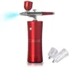 Oxygen Airbrush of Face Care Devices Skin Water Supplement Equipment Oxygen Injector Handpiece Essence O2 Spray Handle