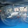 المياه الشفافة المشي الكرة الإعلان نفخ فقاعة بالون 2 متر قطرها pvc الرقص الكرة للتسلية حديقة وظهور المرحلة
