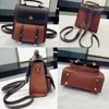 Women Quality Vintage Leather Preppy Little Bee School College Travel Bag