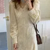 Sale Feminine Chic A-line Women Elegance Sequins Vintage Gentle Lady Fashion Long Dresses Vestidos 210525