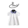 2020 babykleding meisjes jurken zomer korte mouw nieuwe meisje vrouwelijke katoenen jurk prinses tutu Q0716