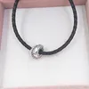 Joyería de plata de ley 925, pulsera pandora original para mujer, bandas de corazón, dijes espaciadores, cadena, pulseras de estilo DIY, collares pequeños para mujer, brazalete de cuentas 799035C00