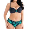 Stroje kąpielowe Push Up Kostium kąpielowy Plus Size Swimsuit Solid Duży Bikini Beach Wear Swimming 4XL 6XL 8XL 210629