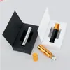 50 pcslot 10ml Packing box Essential Oil Bottle Stainless Steel Roller Ball Perfume Glass Travel Cosmetichigh qty3397240