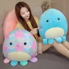 Squish Toy Djur Docka Kawaii Octopus Soft Cute Buddy Stuffed Cartoon Cushion Födelsedag Presenter för barn Tjejer 210728