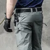 Militar Tactical Cargo Calças Homens Força Especial Força Exército Combate Swat À Prova D 'Água Grande Multi Pocket Calças Masculinas