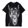 Ny Luxury Men Novelty High Doberman Pinscher Hund T-shirts T-tröja Hip Hop Skateboard Parkour Street Cotton T-Shirts Tee Top