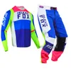 Delicate Fox MX 360 Kila Jersey Pants Motocross Dirt Bike MTB ATV Vuxen Racing Gear Set Black8321171