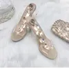 PVC Suede 2024 Women Leather Ladies Sandals High Heels Summer Casual Wedding Gladiator Sexy Shoes Diamond T-tied Peep-toe Transparent Size 34- 60