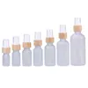 5ml ~ 100ml Refillable Butelka Opryskiwacza Białe Matowe Kontenery Kosmetyczne Pusta Atomizer Makeup Mist Spray Butelka Perfumy szklane fiolki