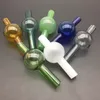 22mm Glass Ball Bubble Carb Cap for Quartz Thermal P Banger 10mm 14mm 18mm Quartz Termisk nagel för oljeplattor Glas Bongs