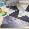 幾何学的なプリントカーペットのリビングルームの広いエリアの敷物寝室のモダンな家の装飾洗える床ラウンジ敷物210626