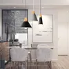 Holz Pendelleuchte Kunst Esszimmer Pendelleuchten Lamparas Bunte Aluminium E27 Leuchte für Home Decor Beleuchtung