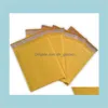 Mail Transport Packaging Packing Office School Industrial 150250mm Kraft Paper Envelops Bags Mailers Gedekte envelop met bellenmail