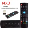 MX3 Air Mouse uniwersalny inteligentny pilot głosowy 2.4G bezprzewodowa klawiatura RF dla tv box z androidem A95X H96 Max X96 mini