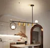 Lámparas colgantes LED para comedor, iluminación sencilla para dormitorio, cocina, restaurante, Bar, lámpara colgante nórdica creativa dorada/negra, accesorios para el hogar