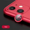 3Phone Tillbehör D Full Cover Camera Lens Skärmskydd Fodral för iPhone 11 Skyddande tempererat glas + Skyddsmetallring