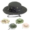 Açık Hava Şapkaları Savaş Kamuflaj Şapkası Askeri Boonie Bush Jungle Güneş Yürüyüş Balıkçılık Av Kapakları Erkekler için Beanies7340068