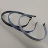 10st 10mm denim blå tyg täckt metall pannband hem kanter vanliga band för diy smycken hår hoops3845073