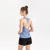1272 Sexy Women Yoga Vest T-Shirt Designer Hoow Back Sports Fitness Top Top Yoga Running Gym Runging Tops6107219