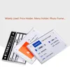 100pcs 152*102mm Wall Mount 6mm Thick Magnetic Acrylic Sign Holder Frame Price Card Tag Label Counter Top Stand
