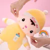 Confort mignon bouteille poupée en peluche poupées lit avec oreiller de couchage cadeaux pour les enfants