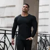 Printemps Automne Mode Pulls De Sport Hommes Pulls À Manches Longues Homme O-cou Slim Fit Pull Gym Fitness Haut Tricoté Hommes